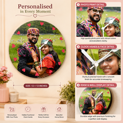 Giftiliya Photo Wall Clock