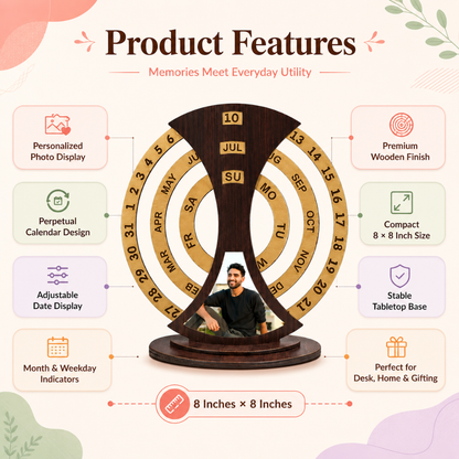 Giftiliya Wooden Calendar