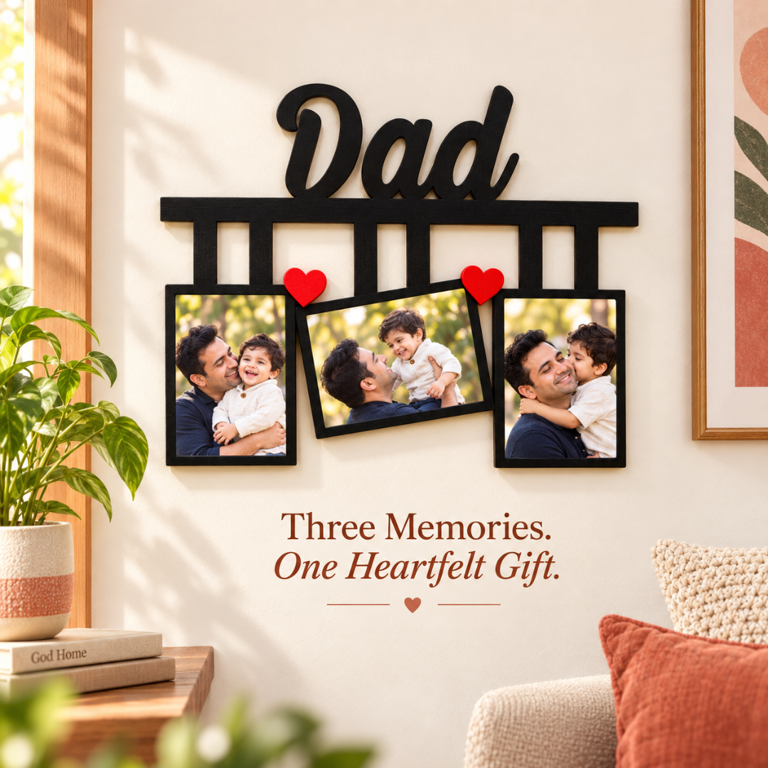 Giftiliya Wooden Frame with 3 pictures - image 2
