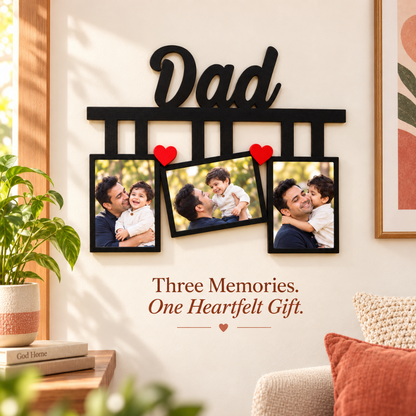 Giftiliya Wooden Frame with 3 pictures - image 2