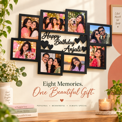 Giftiliya wooden frame with 8 pictures (12*18 inches) - image 2