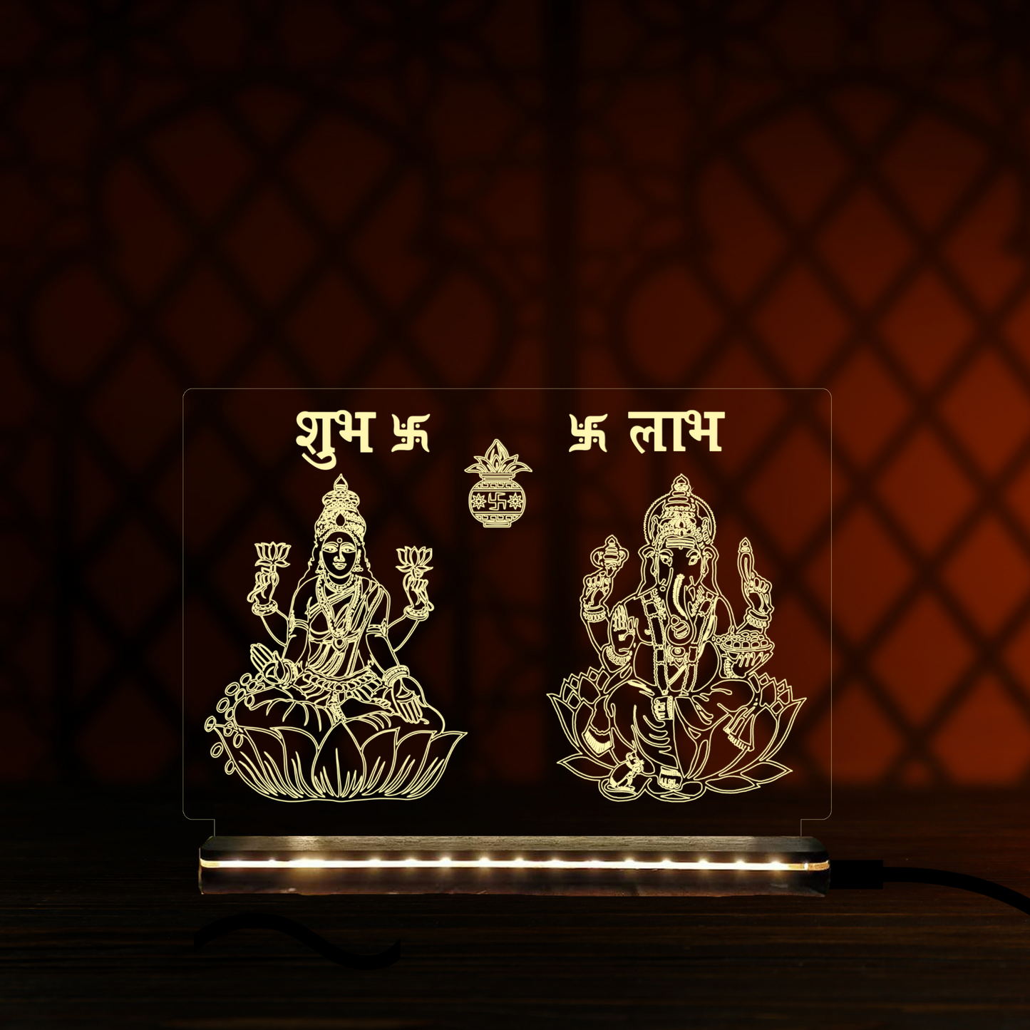 Laxmi-Ganesh LED GleamArt Table Top