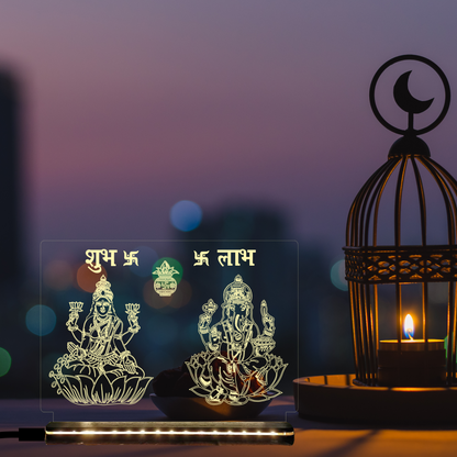 Laxmi-Ganesh LED GleamArt Table Top