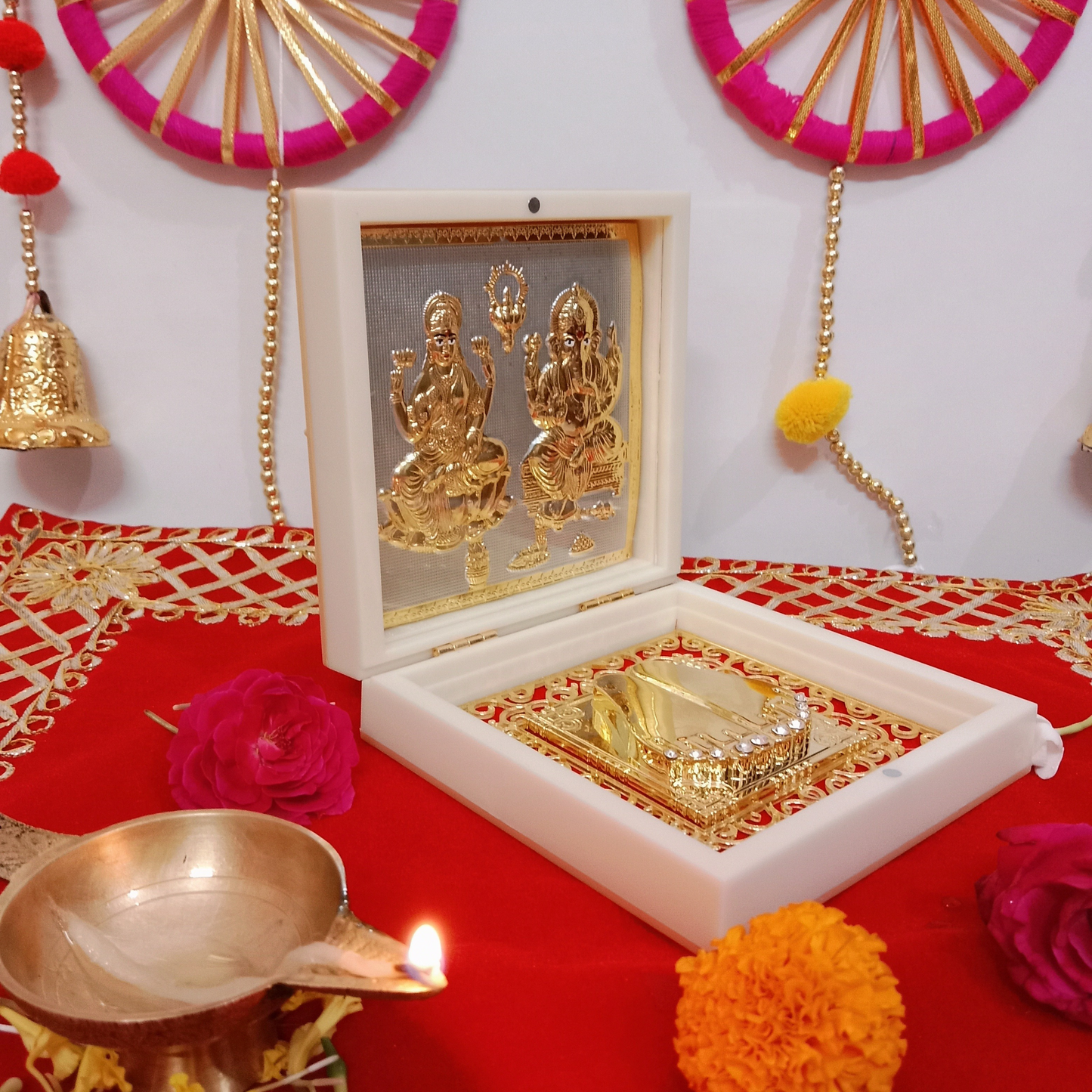 Laxmi Ganesh Mini Pooja Box