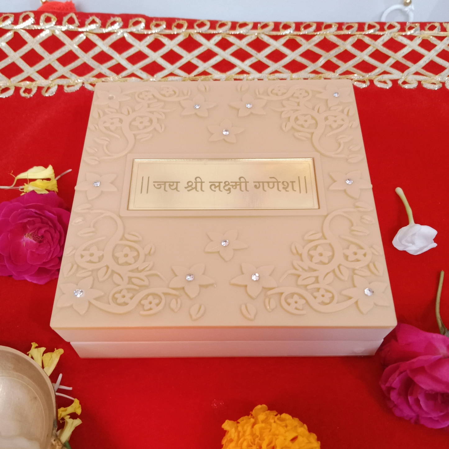 Laxmi Ganesh Mini Pooja Box