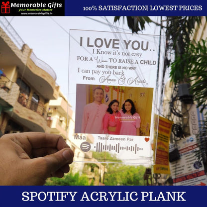 Spotify Acrylic Plank