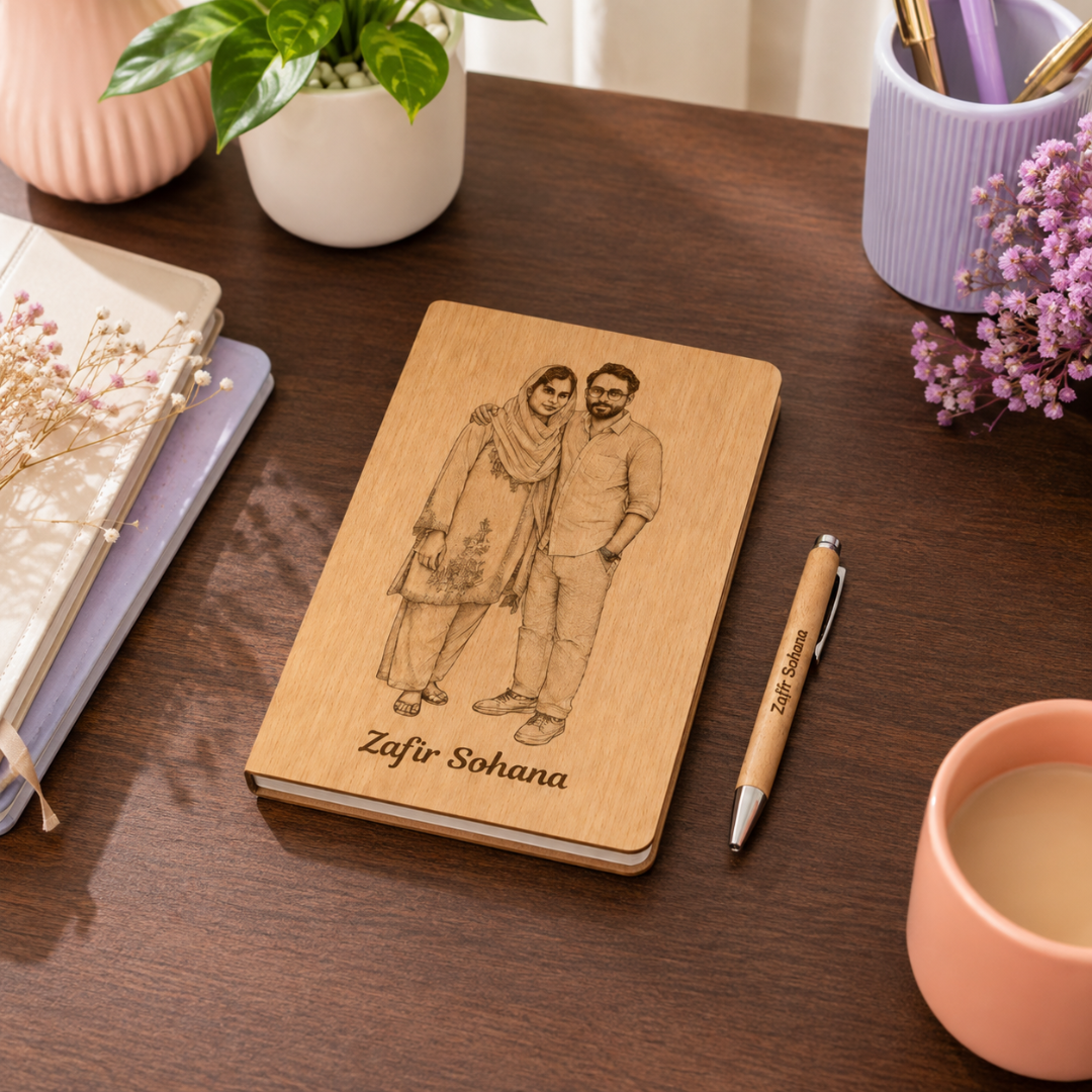 Personalized Diary with pen combo