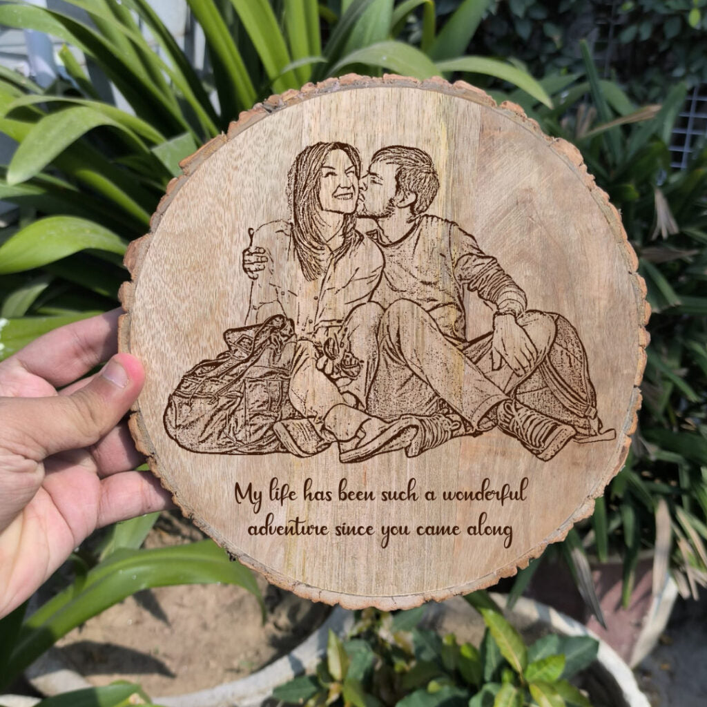 Giftiliya Photo Wood Log