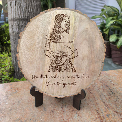 Giftiliya Photo Wood Log