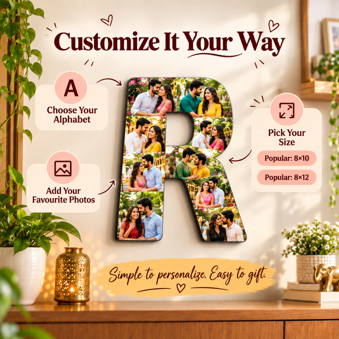 Personalized Photo Letter