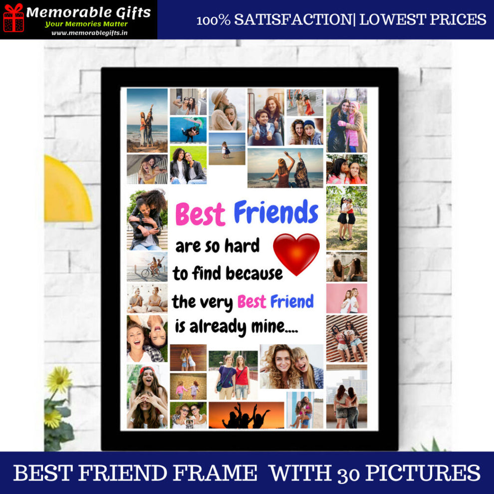 Best Friend Frame with 30 Pictures – GIFTILIYA