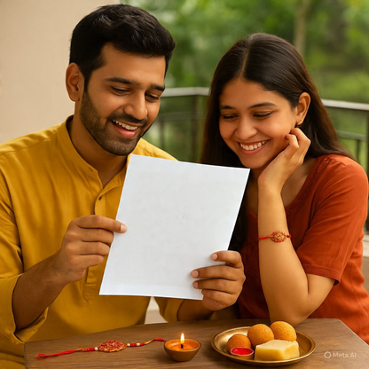 Rakshabandhan Bond For Rakhi Laminated