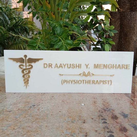 Doctor Name Plate For Table