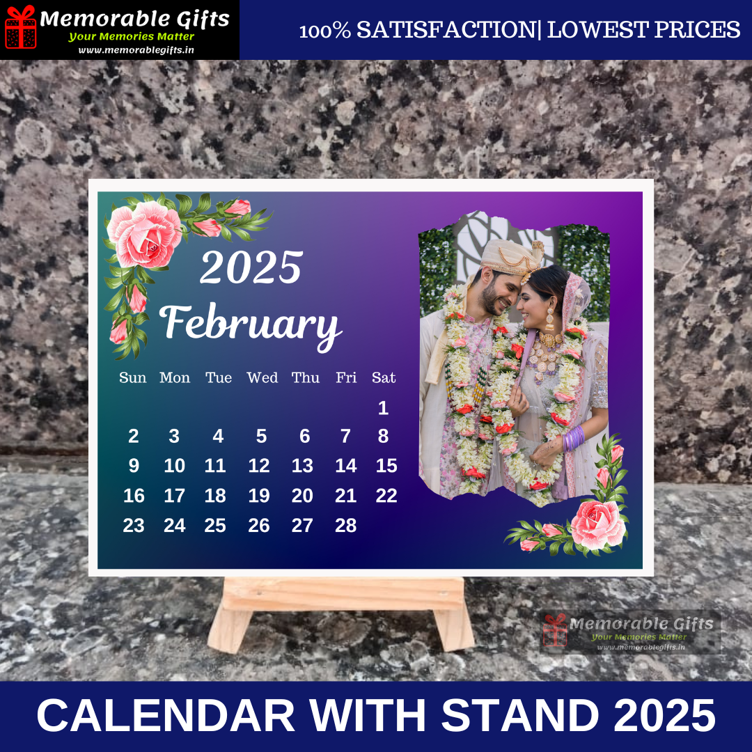 Calendar With Stand 2025