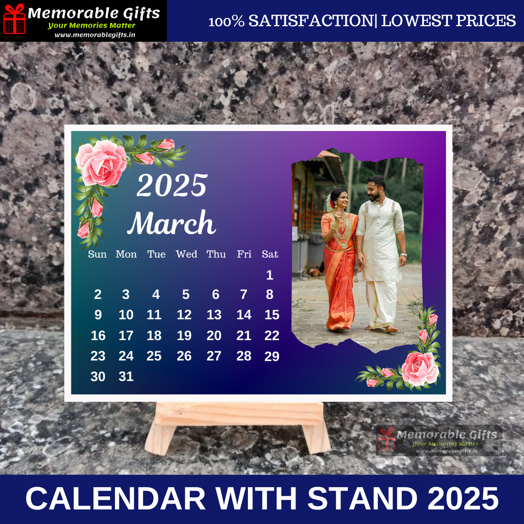 Calendar With Stand 2025