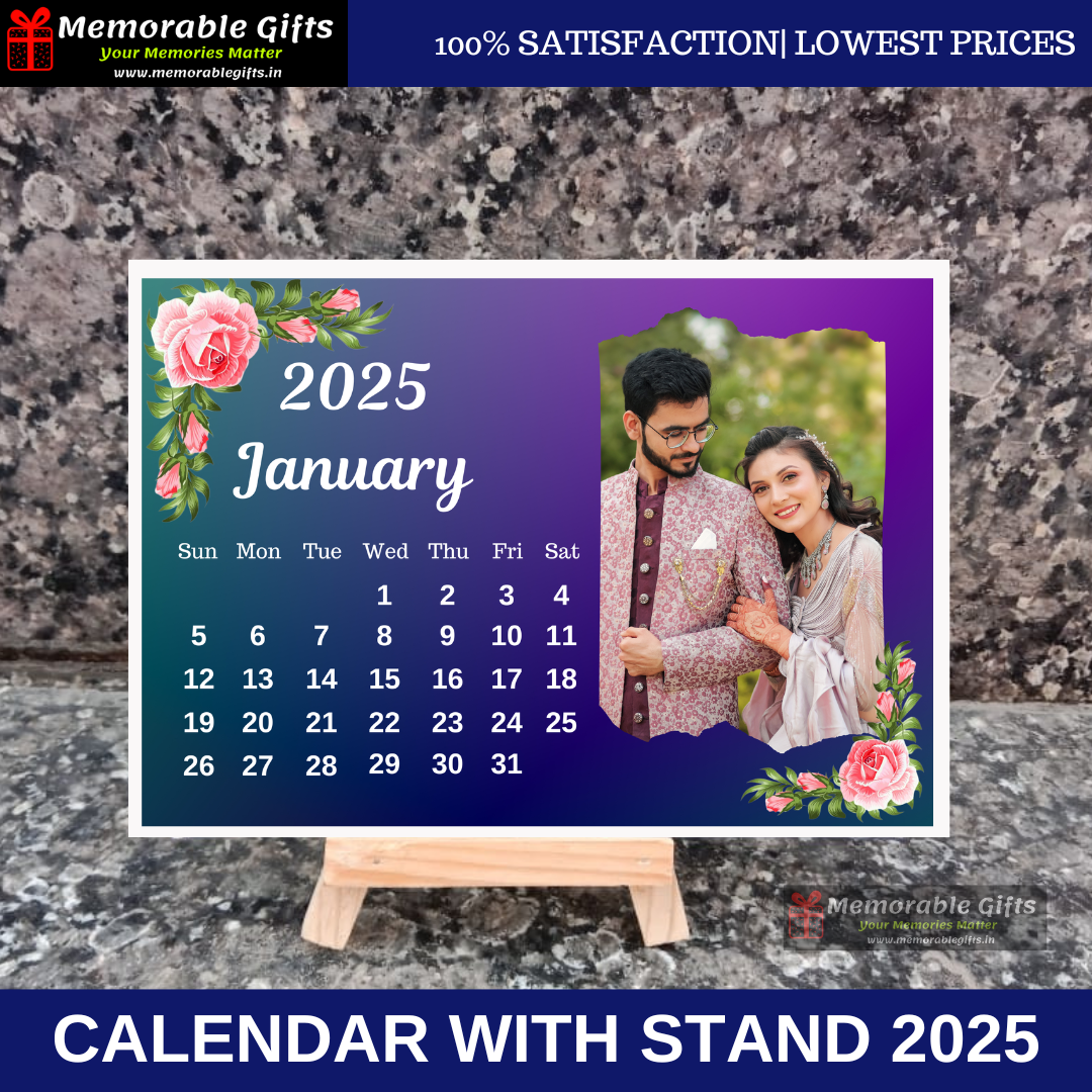 Calendar With Stand 2025