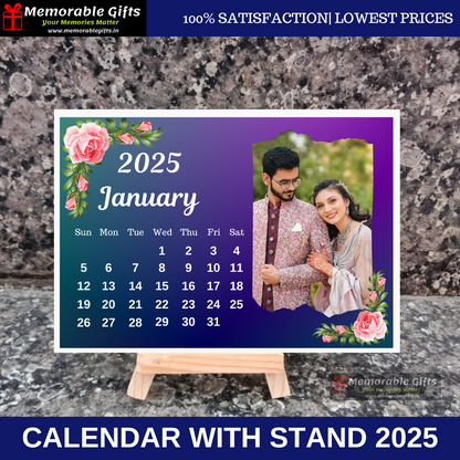 Calendar With Stand 2025