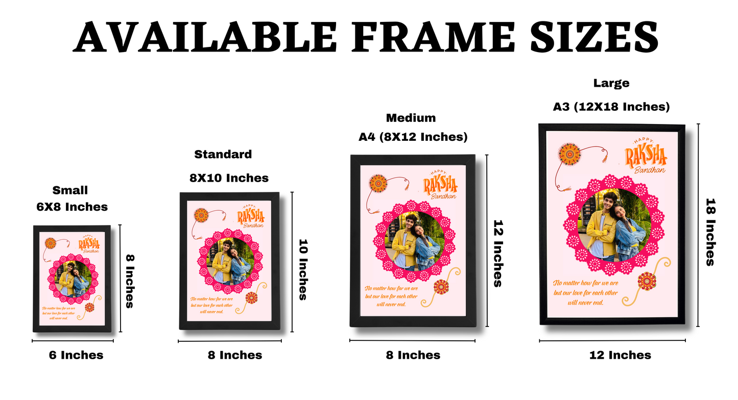 Special  Rakshabandhan  Frame For Rakhi