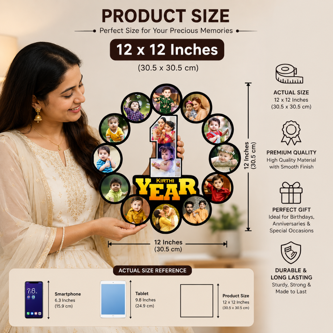 12 Circles Wall Frame