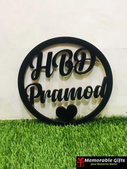 Personalized Wooden Name Plate