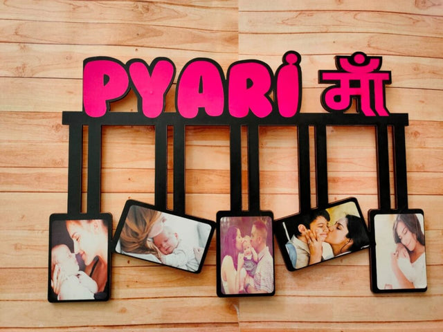 MOM Wall Hanging Frame with 5 Pictures