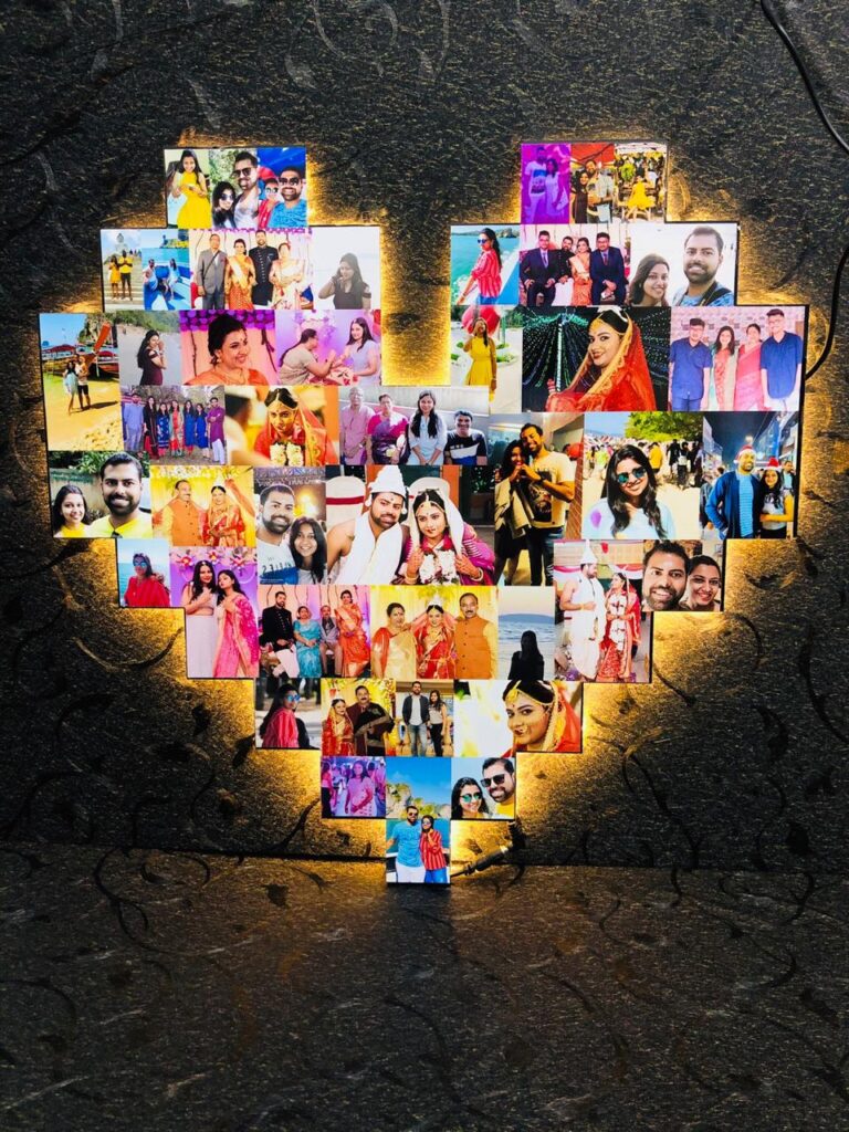 Heart Frame with LED 18*18 inches