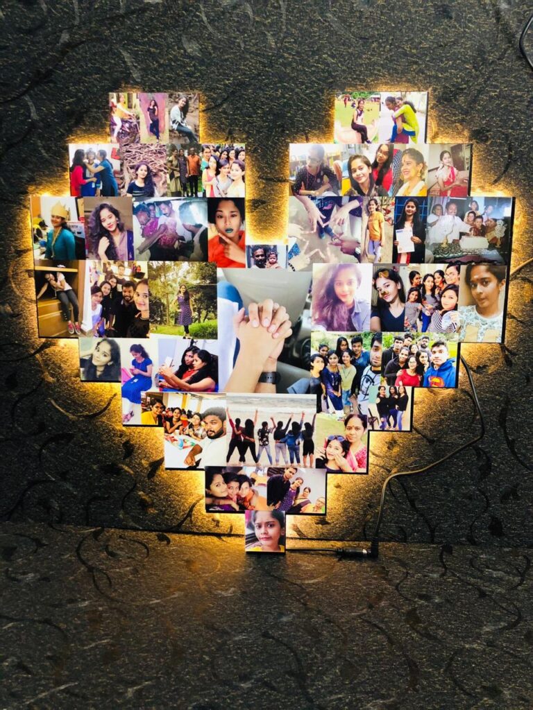 Heart Frame with LED 18*18 inches