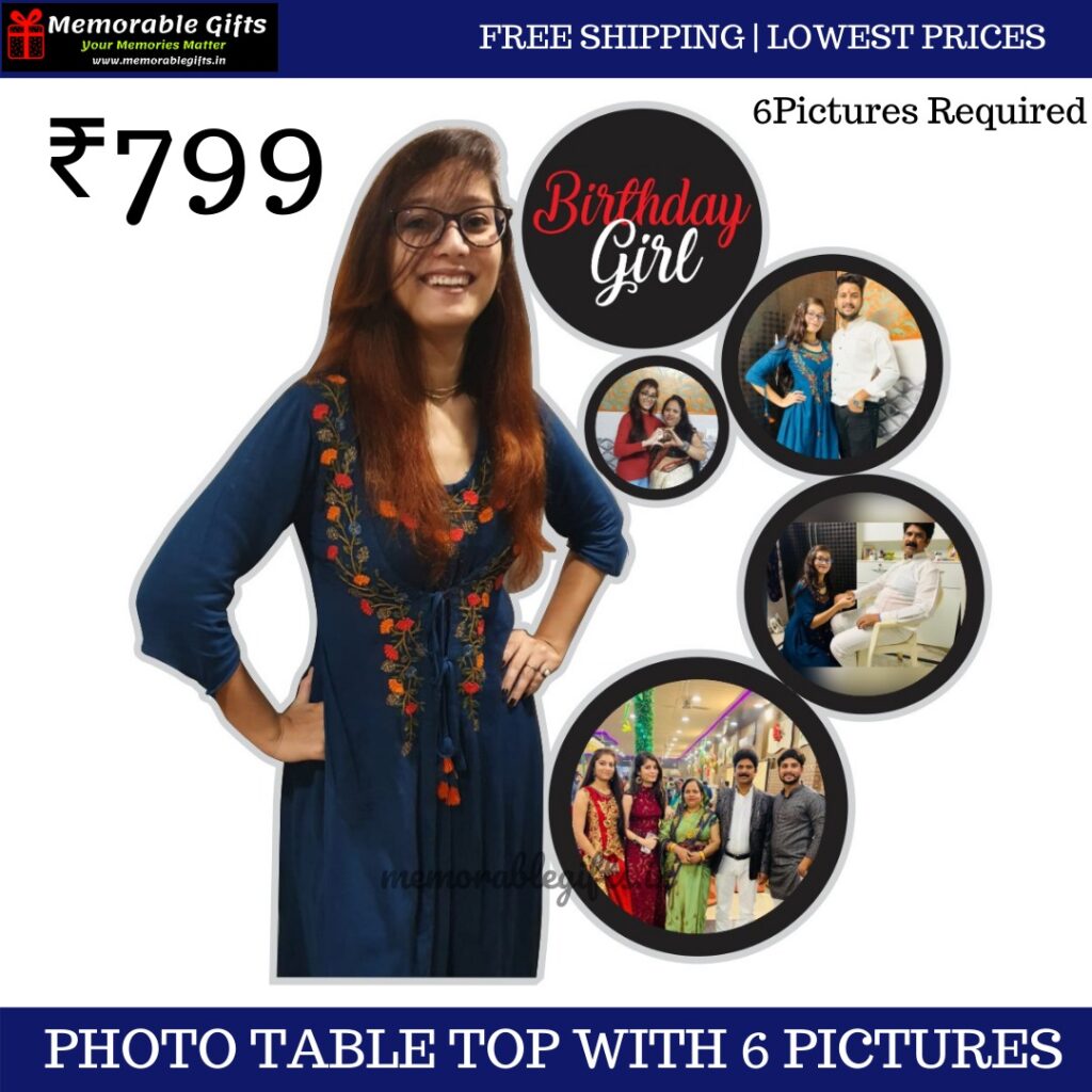 Photo TableTop With 6 Pictures