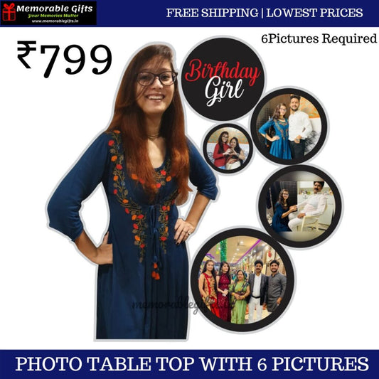Photo TableTop With 6 Pictures