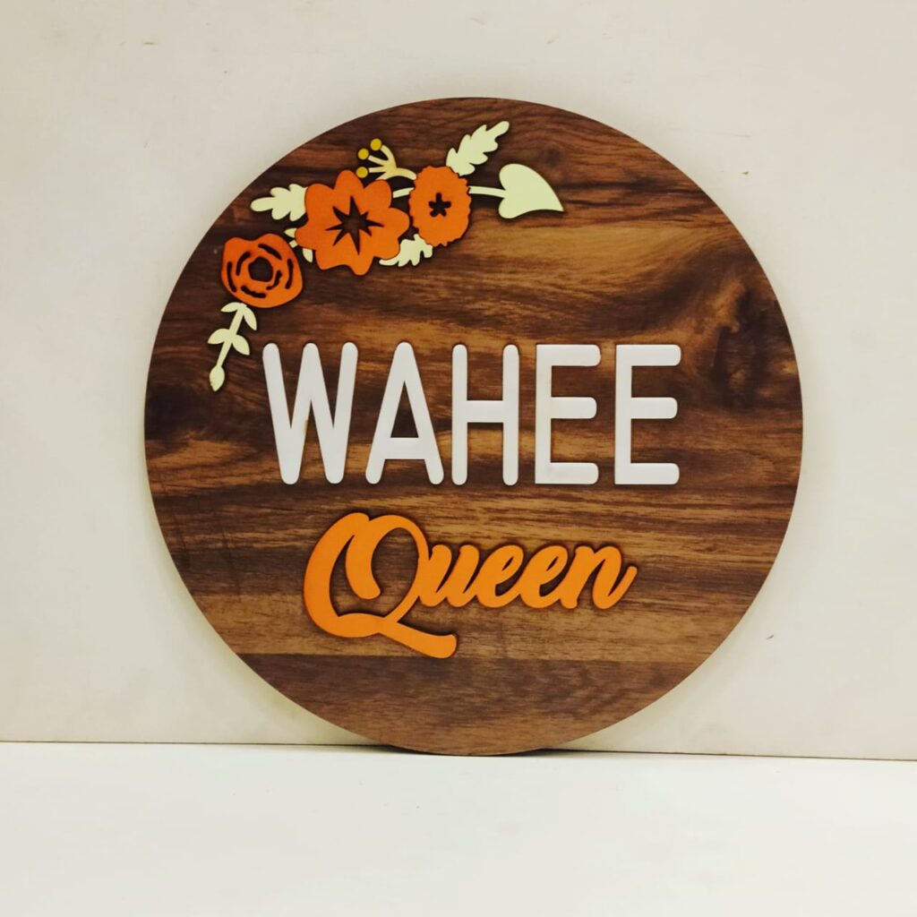 Customised Vintage Name Plate