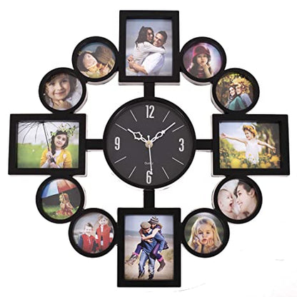 12 Pictures Wall Clock