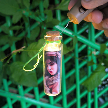 LED Message Bottle With Your Pic