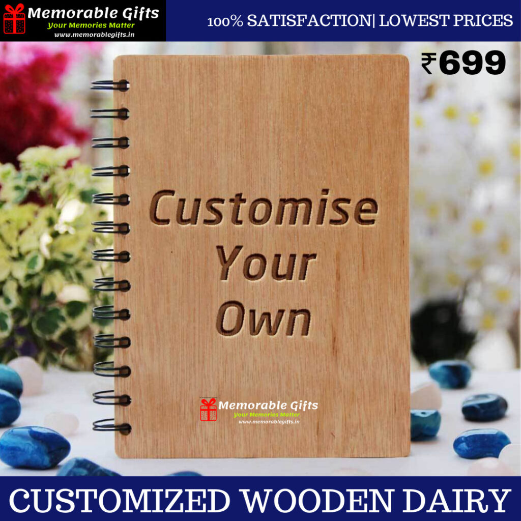 CUSTOMIZED WOODEN DIARY