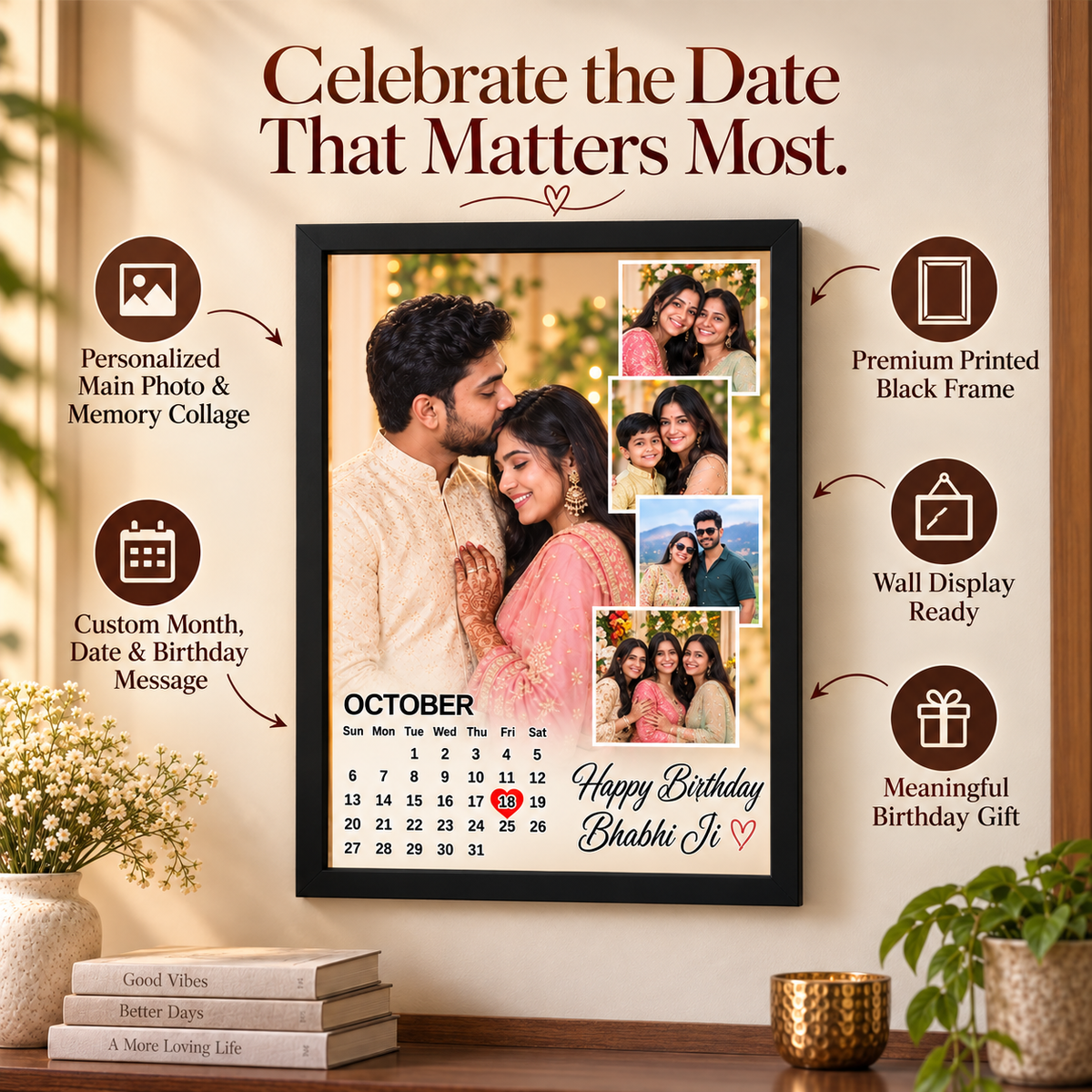 Giftiliya MemoriCal Frame