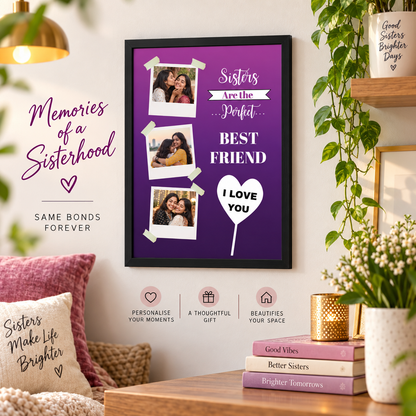 Sisters Best Friend Frame Rakhi