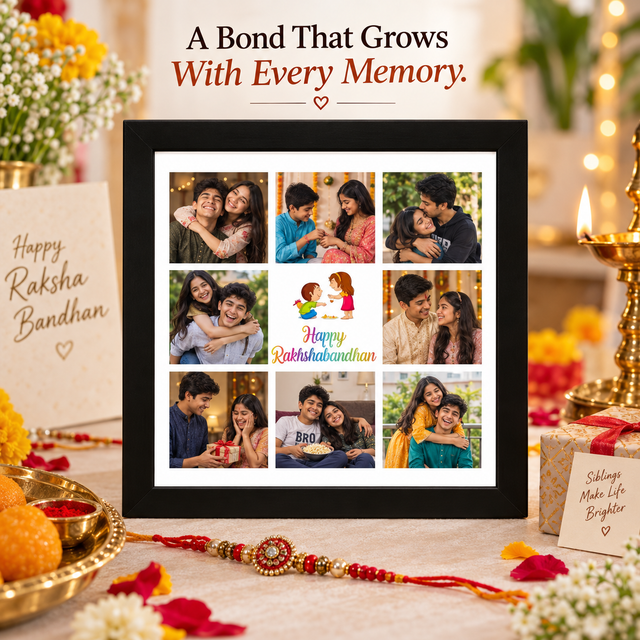Rakshabandhan Square Frame For Rakhi