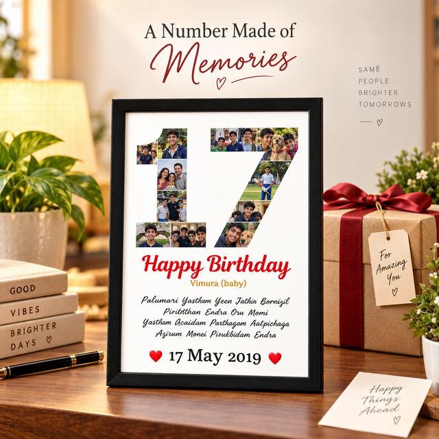 Giftiliya Date Frame (Design-2)