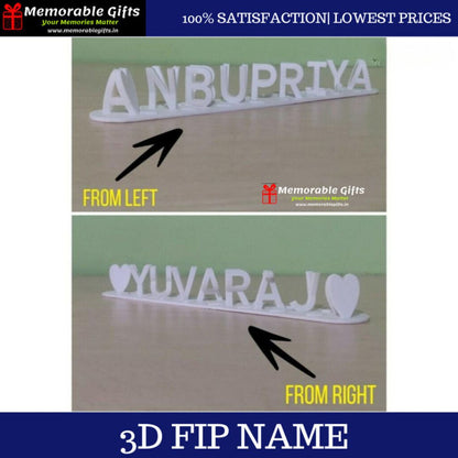 Giftiliya 3D Flip Name