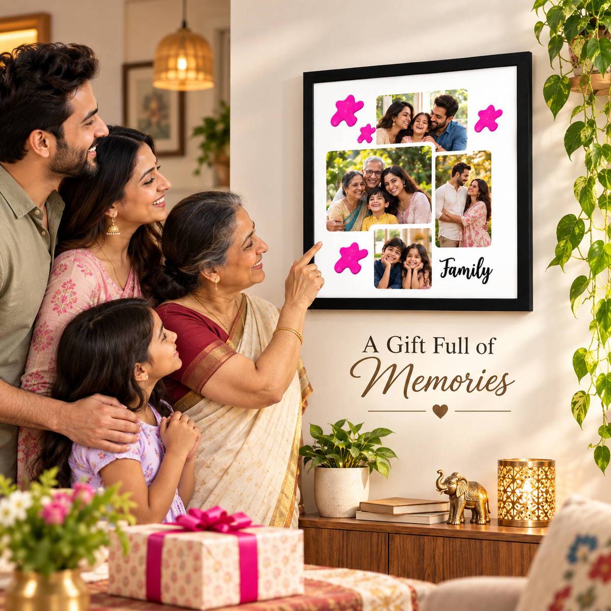 4 Pictures family collage