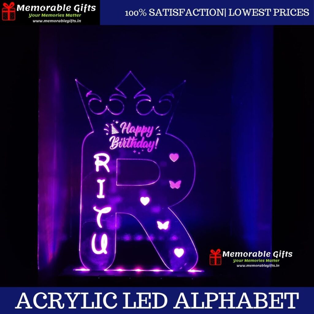 Giftiliya Acrylic LED Alphabet
