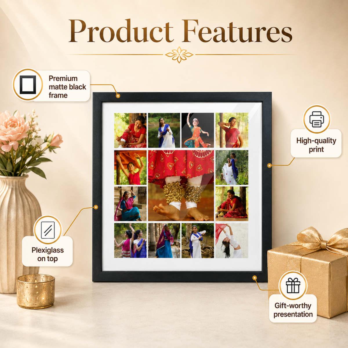 Giftiliya SQUARE COLLAGE FRAME