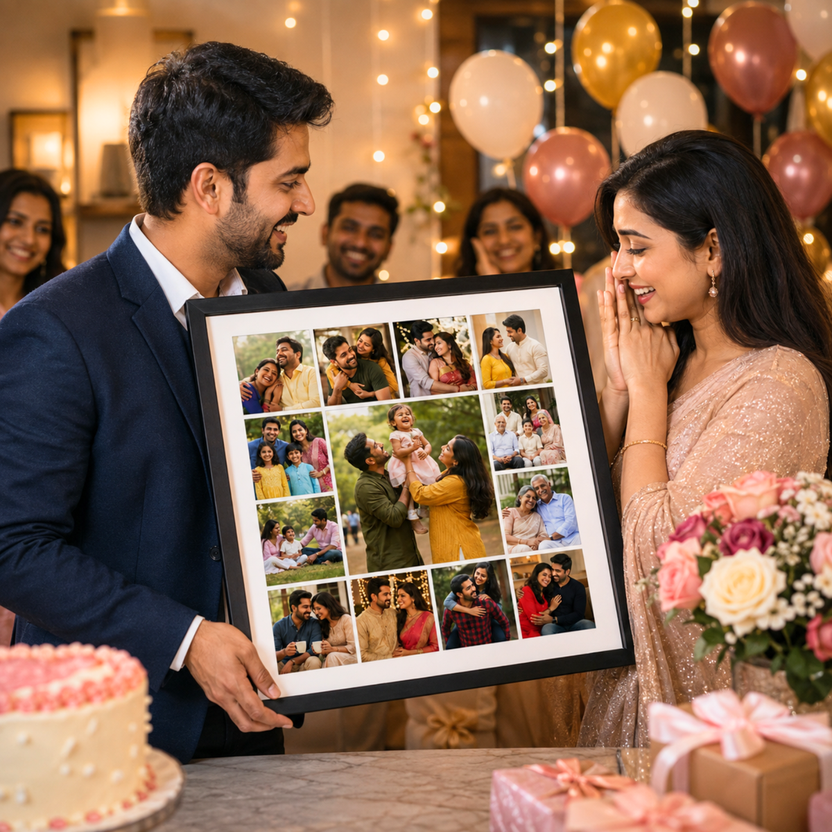 Giftiliya SQUARE COLLAGE FRAME