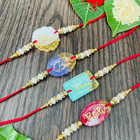 Colorful Resin Rakhi