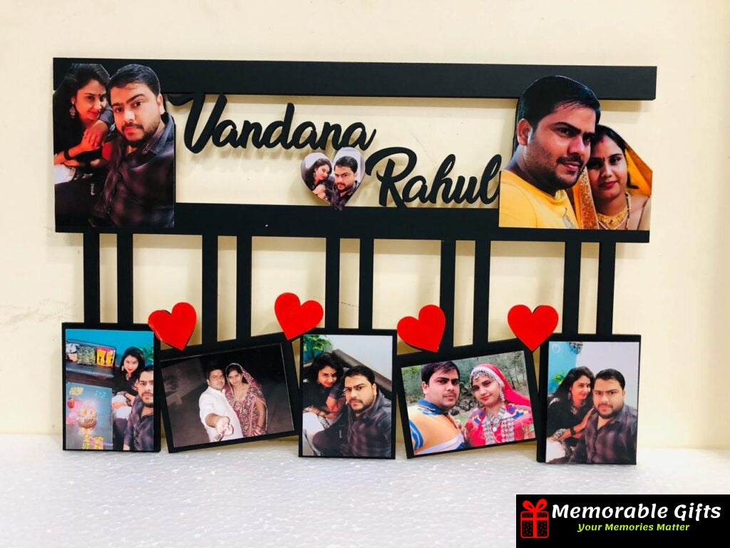 WALL FRAME With 8 Pictures