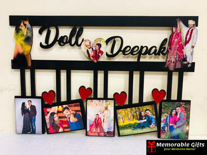 WALL FRAME With 8 Pictures